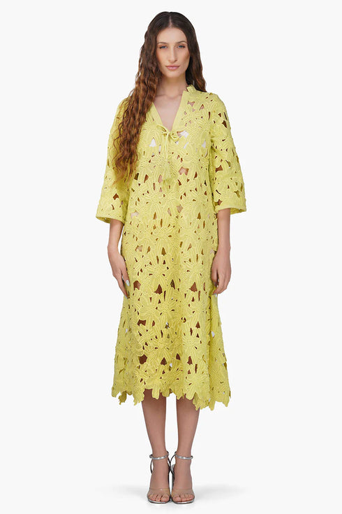 Floral Lace Cover Up Dress